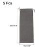 Unique Bargains Glasses Wedding Microfiber Soft Drawstring Gift Storage Bags 5 Pcs - 2 of 3