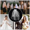 Unique Bargains Comb Wedding Veil White 1 Pc - 4 of 4