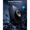 Itopfox 2.1CH Sound Bar with Subwoofer, 190W Peak Power, Detachable 2-in-1 BT 5.4 Surround Sound System, 12L Deep Bass for PC Gaming, HD-ARC/Opt/USB - 4 of 4