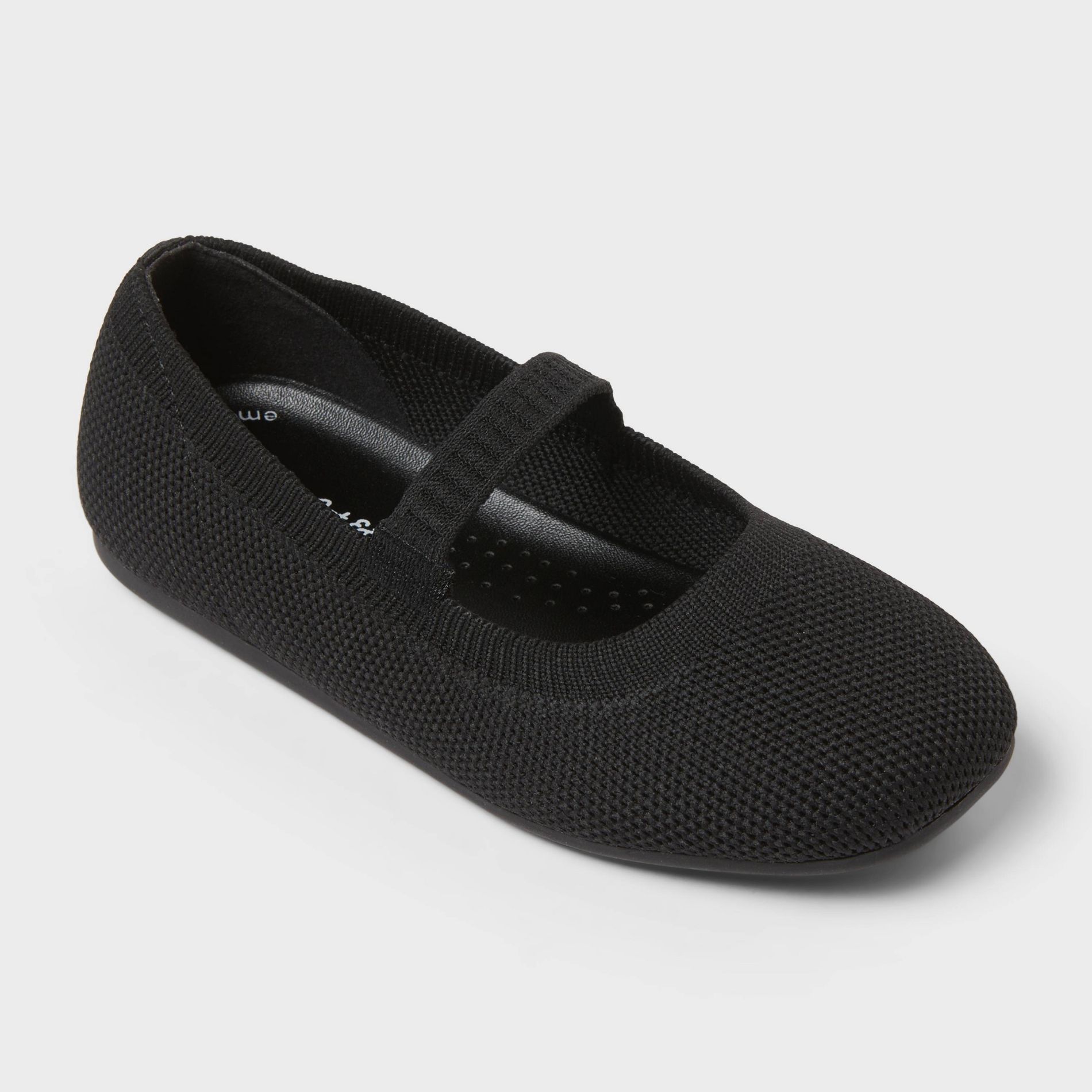 Toddler Dion Knit Ballet Flats - Cat & Jack™ Black