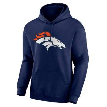 NFL Denver Broncos Long Sleeve Core Big & Tall Fleece Hooded Sweatshirt