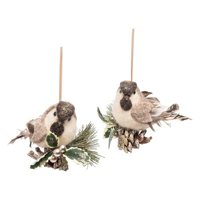 Gallerie II Wooly Chickadee Ornament, A/2