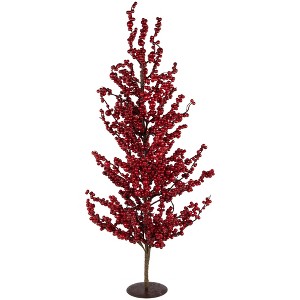 Northlight Artificial Berries Christmas Twig Tree - 30" - Unlit - 1 of 4