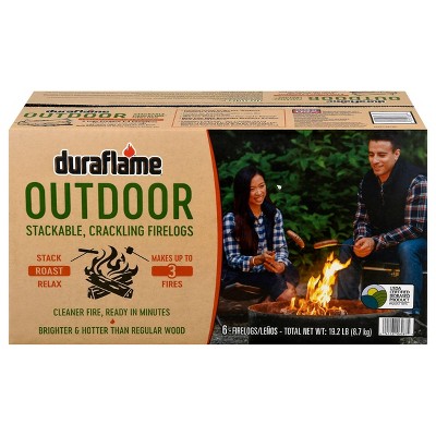 Duraflame 6pk Outdoor Roasting Firelogs : Target