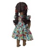 Doll Clothes Superstore Blue Flower Dress Fits 18 Inch Girl Dolls Like Our Gneration American Girl And My Life Dolls - 4 of 4