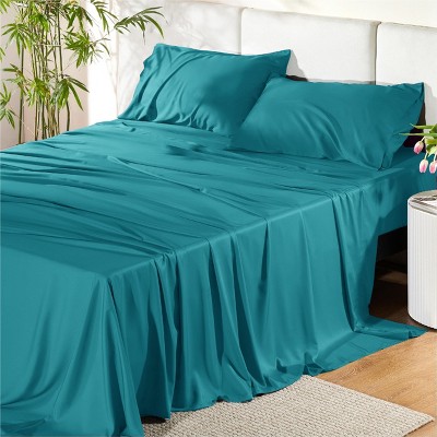 Bedsure | Rayon Derived from Bamboo Sheet Set Stay Cool & Comfy