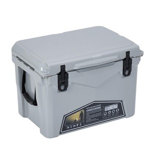 Camping Cooler, Portable Insulated Ice Chest Cooler Box with Heavy Duty Handle, 5-Day Ice Retention, Great for Beach, Camping, Picnic - 1 of 4
