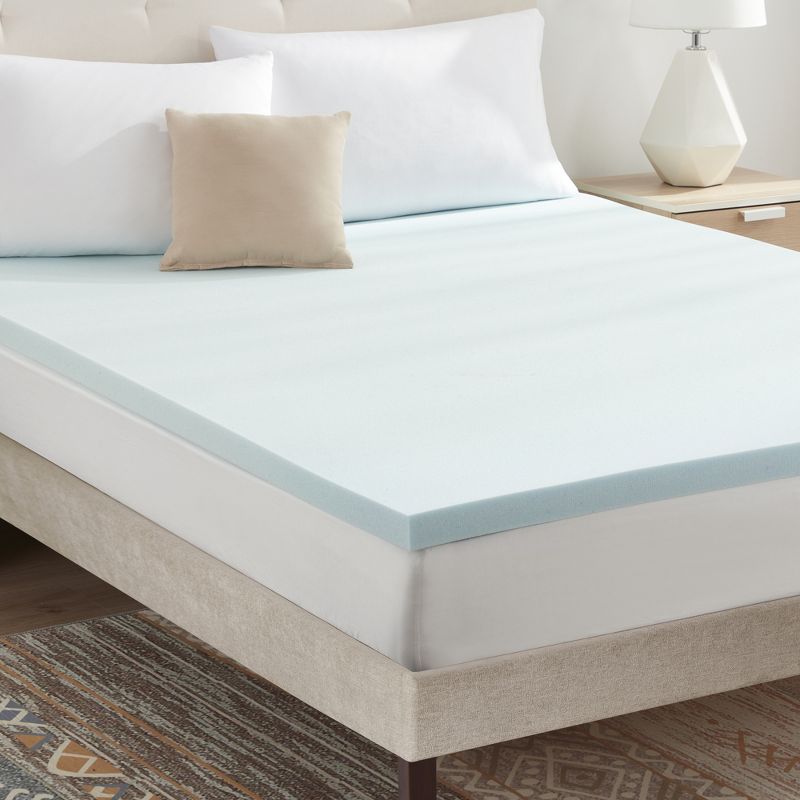 2" Gel Memory Foam Mattress Topper by Sweet Home Collection™, 1 of 7