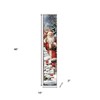 HomeRoots 48" Red And White Solid Wood Christmas Santa Porch Sign - 3 of 4