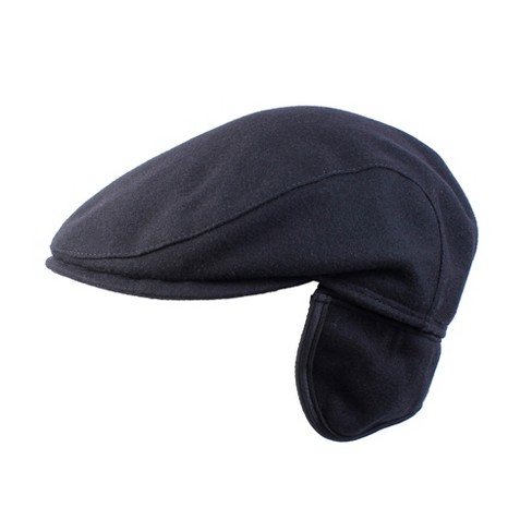 Wigens Men's Melton Wool Slim Ivy Cap with Ear Flaps - image 1 of 1