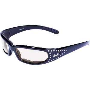 Global Vision Eyewear Marilyn 24 Safety Motorcycle Glasses with Clear to Smoke sunlight reactive Lenses - 1 of 4