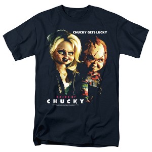 Men's Bride Of Chucky Chucky Gets Lucky T-Shirt - 1 of 4