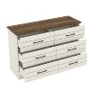 Galano Elis 6-Drawer Dresser Effortless Assembly & Stylish Storage Solution- 47.2''W x 15.7''D x 31.5''H - 4 of 4