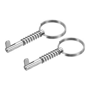 Unique Bargains 316 Stainless Steel Quick Release Pin with Drop Cam and Spring 2 Pcs - 1 of 4