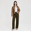 Women's Mid-Rise Straight Leg Corduroy Pull-On Pants - Universal Thread™ - 4 of 4