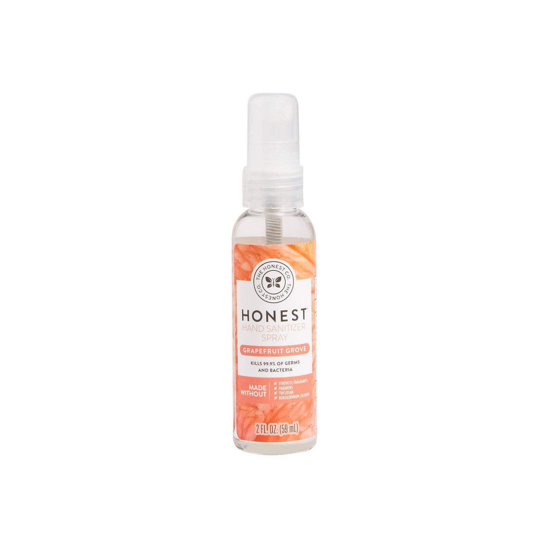 The Honest Company Hand Sanitizer Spray - Grapefruit Grove - 2 fl oz