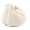 PAGED Indoor Bean Bag Chair, Faux Fur Bean Bag Sofa Chairs with Armrest and Structured Backrest, Floor Chair for Living Room - 4 of 4