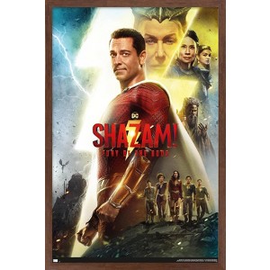Trends International DC Comics Movie Shazam! Fury of the Gods - One Sheet Framed Wall Poster Prints - 1 of 4