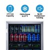 Newair 24" Built-in 177 Can Beverage Fridge in Stainless Steel with Precision Temperature Controls, Compact Drinks Cooler, Bar Refrigerator - 3 of 4