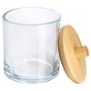 Spa Glass Cotton Ball Jar - Allure Home Creations - 2 of 4