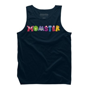 Men's Design By Humans Cute Momster Cartoon Monster By averilshop Tank Top - 1 of 2
