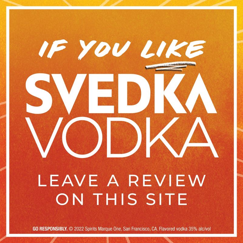 SVEDKA Mango Pineapple Flavored Vodka - 750ml Bottle, 6 of 8