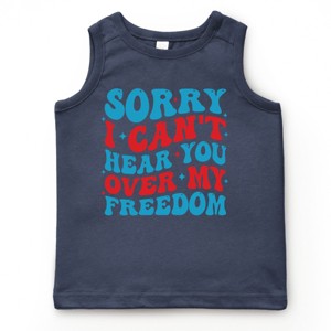 The Juniper Shop Sorry I Can't Hear You Over My Freedom Youth Tank Top - 1 of 4