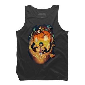 Men's Design By Humans Halloween Spirit By AshenWorks Tank Top - 1 of 2