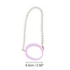 Unique Bargains Portable Faux Pearl Chain Water Cup Handle 1 Set - 2 of 4