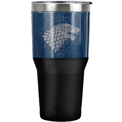 Game Of Thrones Stark Sigil Steel Tumbler 30oz Coffee Travel Mug