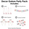 Big Dot of Happiness Pajama Slumber Party - Girls Sleepover Birthday Party Supplies Decoration Kit - Decor Galore Party Pack - 51 Pieces - 2 of 4