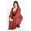 Women's Plus Size Aurelia Print Dress - scarlet | CITY CHIC - 4 of 4