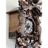 Hunter’s Cuckoo Clock 16 Inch with Hand-Carved Oak Leaves, Bunny, Bird and Buck by River City Clocks - 4 of 4