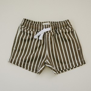 Kids Cabana Striped Shorts - Olive + Scout x Julie Sousa - 1 of 4