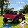 24V 2-Seater Kids Ride-On Truck with Parent Remote Control, Spring Suspension, 2-Speed Electric Vehicle with LED Headlights & Music Player - 4 of 4