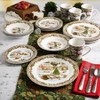 Gibson Home Christmas Toile 16-Piece Dinnerware Set - 2 of 4