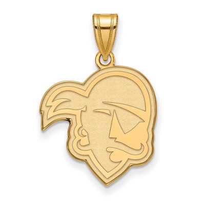 Black Bow Jewelry 14k Yellow Gold Seton Hall Pirates NCAA Large Pendant