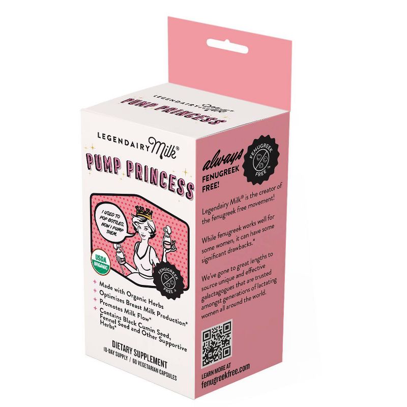 Legendairy Milk Pump Princess Vegan Lactation Supplement - 60ct, 3 of 15