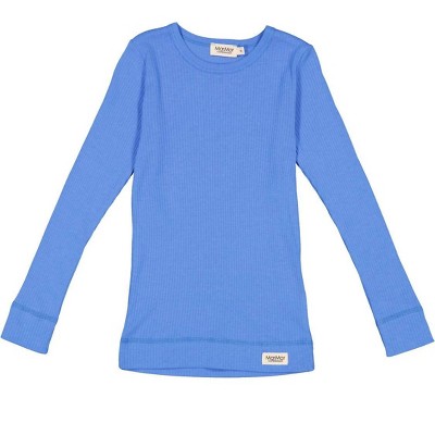 Gender Neutral Girls Ribbed Long Sleeve Shirt - MarMar Copenhagen