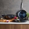 Anolon 12" Carbon Steel Fry Pan with Helper Handle Black - 3 of 4