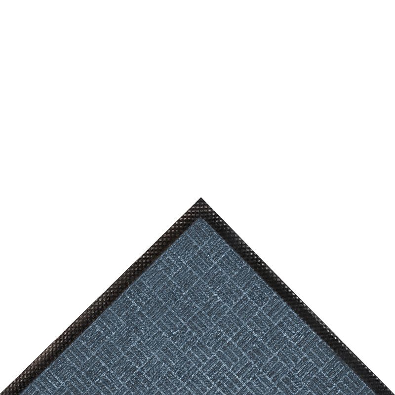 3&#39;x5&#39; Solid Doormat Blue/Black - HomeTrax, 3 of 5