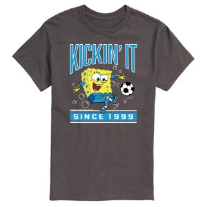 Men's - Spongebob Squarepants - Kickin It Since 1999 -Men's Short Sleeve Graphic T-Shirt Short Sleeve Graphic T-Shirt - 1 of 4