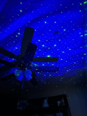 Led Galaxy Projector Laser Star Lights With Remote Black - West & Arrow :  Target