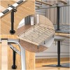 Aoibox Adjustable Height Bed Support Legs Metal 7.08-12.6 Inch Heavy Duty Center Frame Slat Furniture Replacement 4 Pack - 4 of 4
