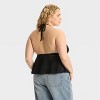 Women's Openwork Peplum Halter Pullover Sweater - Wild Fable™ - 2 of 3