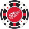 MasterPieces Casino Style 100 Piece Poker Chip Set - NHL Detroit Red Wings - 3 of 4