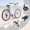 Okak 26IN Beach Cruiser Bike with 7 Speed System, Mens Bike with Front and Rear V brakes, Metal Frame Bicycle for Teens and Adults - 4 of 4