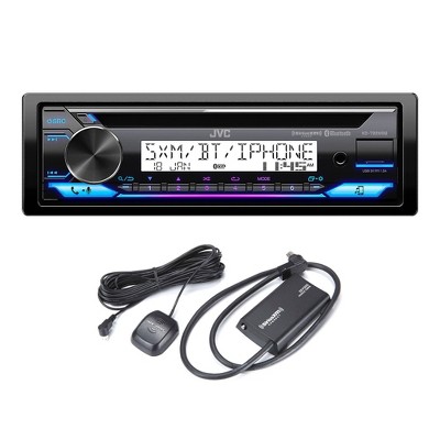 JVC KD-T92MBS Marine/Powersports Radio CD Receiver Bundled with SXV300M1 Satellite Radio Receiver with Marine/RV Antenna