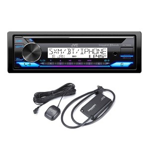 JVC KD-T92MBS Marine/Powersports Radio CD Receiver Bundled with SXV300M1 Satellite Radio Receiver with Marine/RV Antenna - 1 of 4