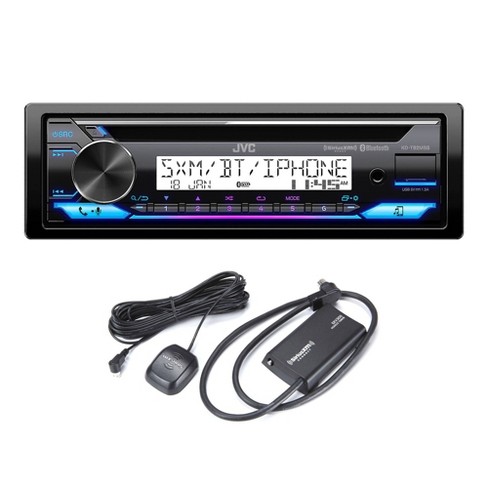 Jvc Kd-t92mbs Marine/powersports Radio Cd Receiver Bundled With Sxv300m1 Satellite  Radio Receiver With Marine/rv Antenna : Target